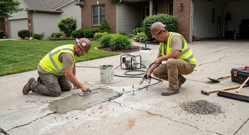 Concrete Driveway Repair in Des Moines, IA