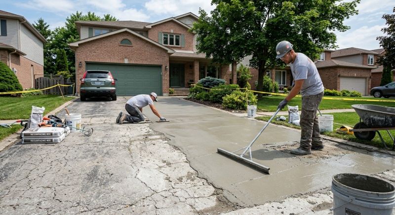 Concrete Resurfacing in West Des Moines, IA