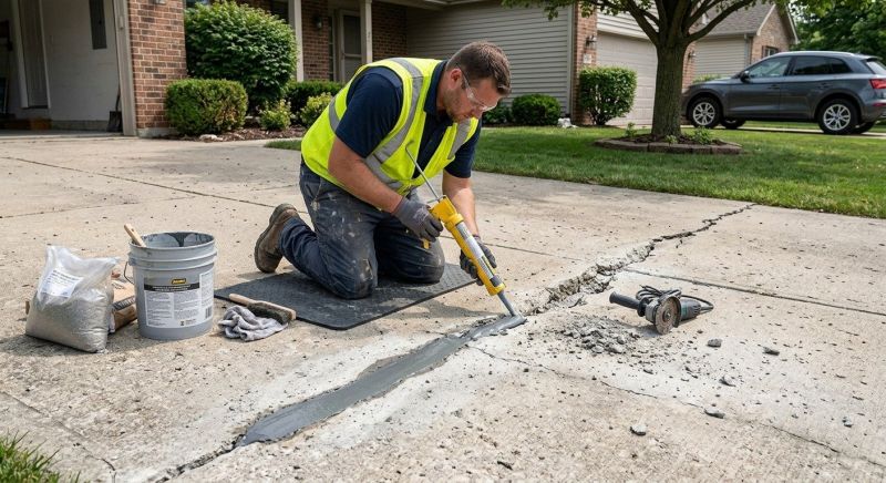 Cracked Concrete Repair in Corpus Christi, TX