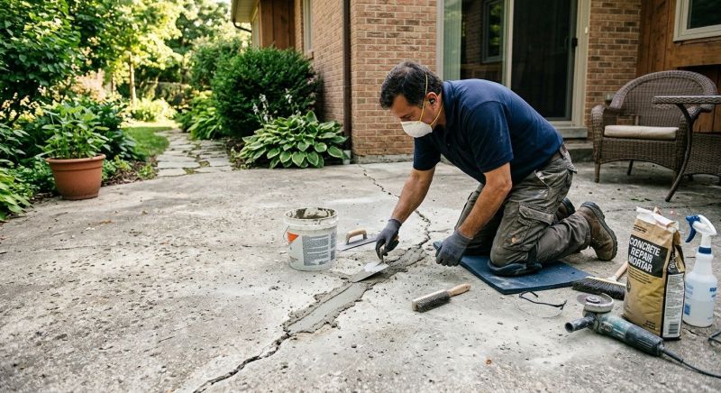 Entryway Concrete Repair in Miami Dade County, FL